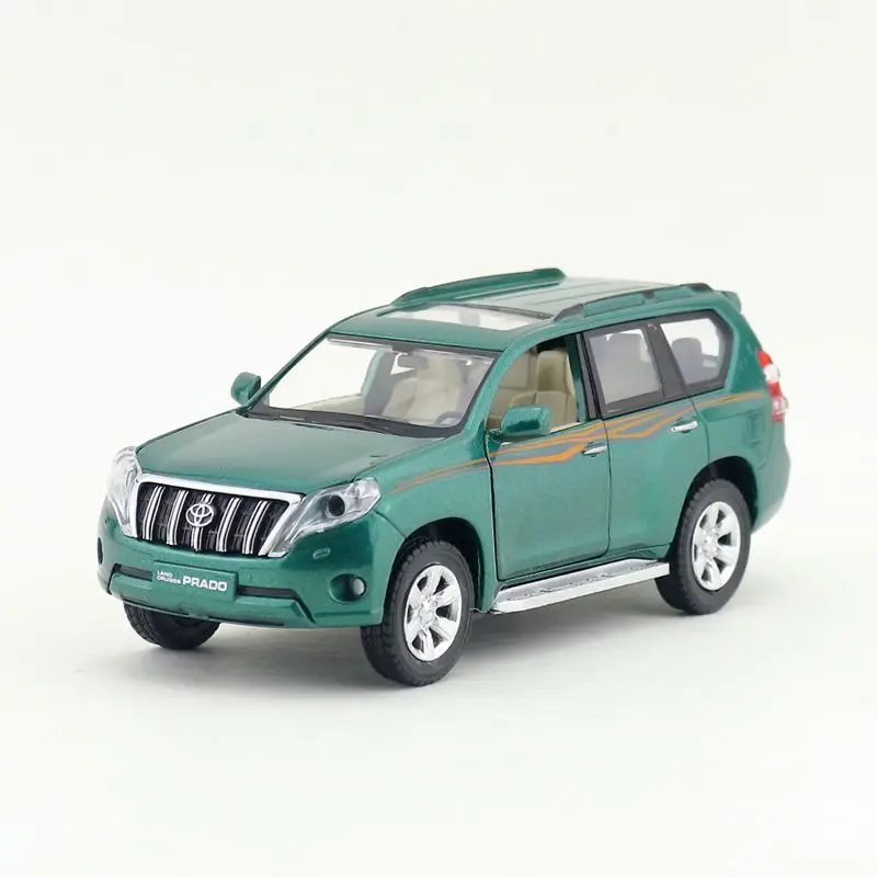 

SUV игрушечный автомобиль Toyota Land Cruiser Prado в масштабе 1:32, модель с отрывным звуком светильник, образовательная коллекция, подарок для детей