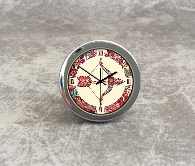 Стрелец ручка комода ручки искусства DIY часы с созвездием Кабинет тянет