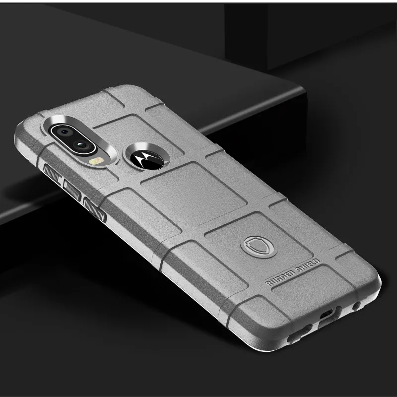 Бронированные противоударные чехлы для Motorola One Vision Мягкий противоударный бампер