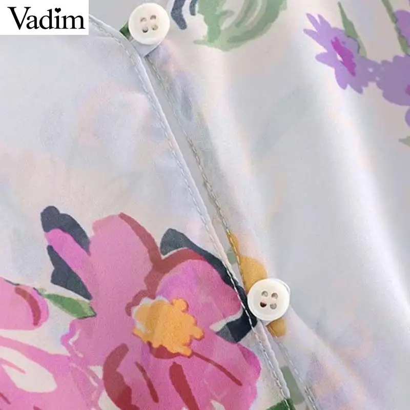 Женское элегантное платье vadim Шифоновое Платье макси с цветочным принтом и