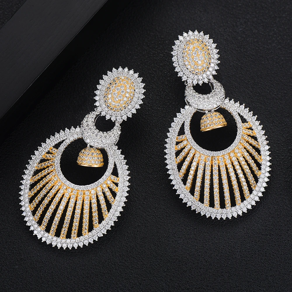 GODKI Luxury Gold Nigerian Necklace Pendant For Women Wedding Bridal Cubic Zircon Dubai PARTY WEDDING Jewelry 2019 | Украшения и