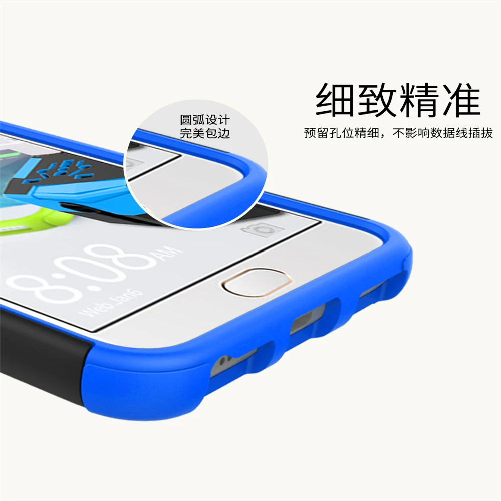 Противоударный защитный чехол-гибрид для OPPO F1 plus F1S для meizu meilan 3 M2 M5 Note для meilan note 3 5