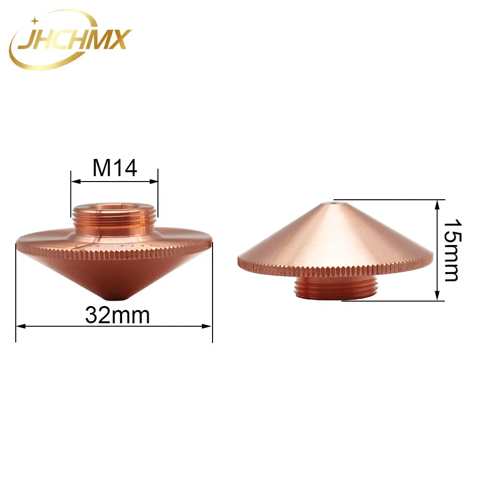 Jhchmx 10 шт. Raytools Лазерная насадки один Слои Dia.32mm Калибр 0,8-4,0 мм для Raytools BT230 BT240 волоконная лазерная головка Bodor