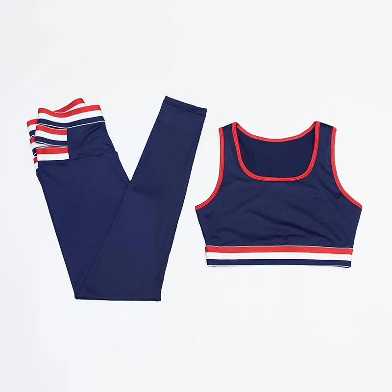 

SALSPOR Women Solid Color Yoga Set High Waist Fitness Sportswear Quick Drying Yoga Work Out Gym Running Suit Motion Set