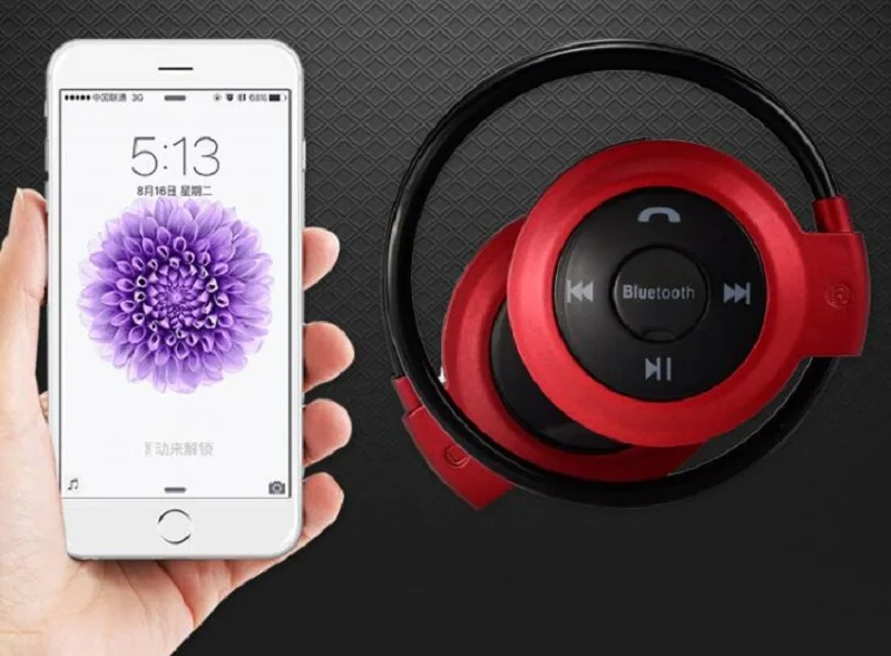 Bluetooth наушники Mini 503 с поддержкой TF карты и FM радио|Наушники гарнитуры| |