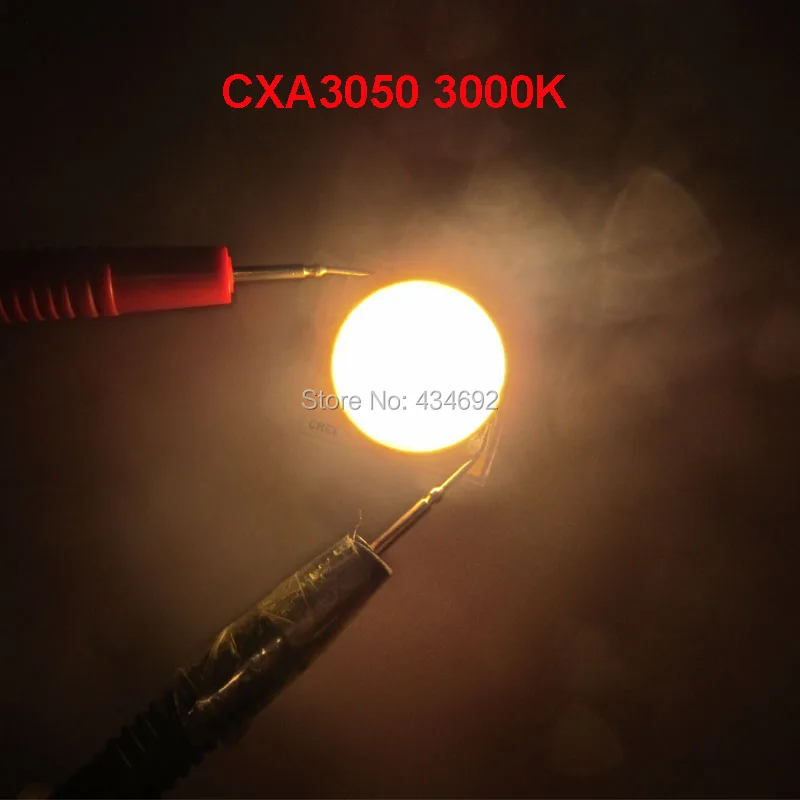 Cree CXA3050 CXA 3050 COB светодиодные лампы светильники 4000 K 3500 K 3000 K CRI75 CRI80; большие размеры 36-42 V 2500MA высокое Мощность светодиодных светильников