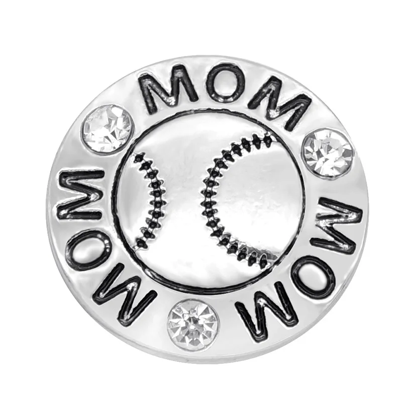 Новинка KZ1344 красивые Очаровательные Круглые простые металлические 18 мм кнопки