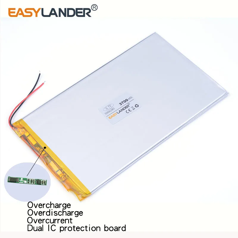3 7 V литий полимерные батареи 3700mah 3066180 универсальный аккумулятор бренд