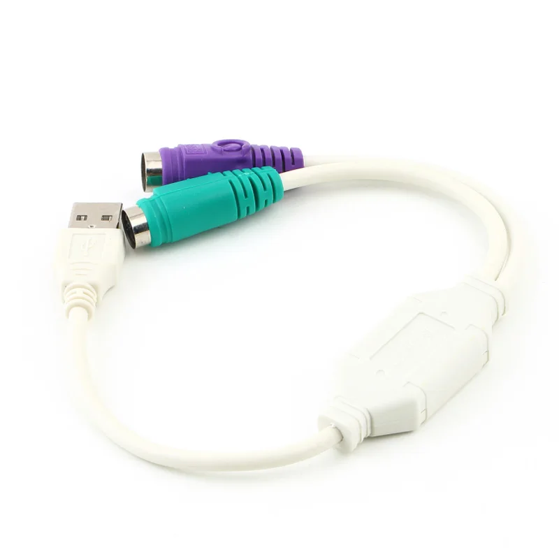 Ausuky Новая оптовая продажа 5 шт. кабель адаптер конвертер использовать USB папа PS2