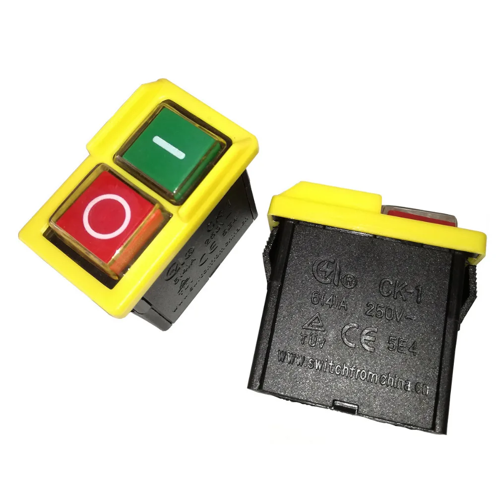 2 шт. CK1 6(4)A 250VAC CK 1 электромагнитный переключатель ВКЛ./ВЫКЛ. пусковые