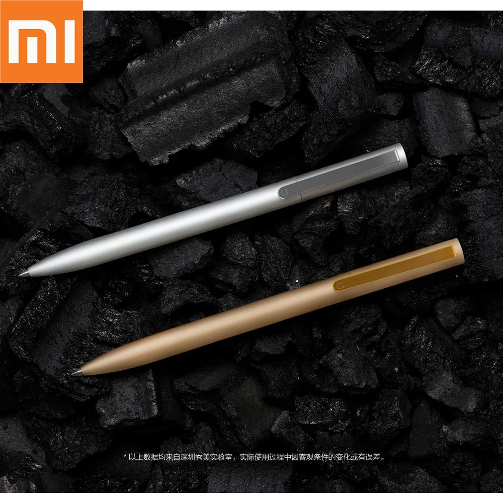 Оригинальный металлический знак Xiaomi Mijia MI ручки 0 5 мм для подписи PREMEC Гладкий