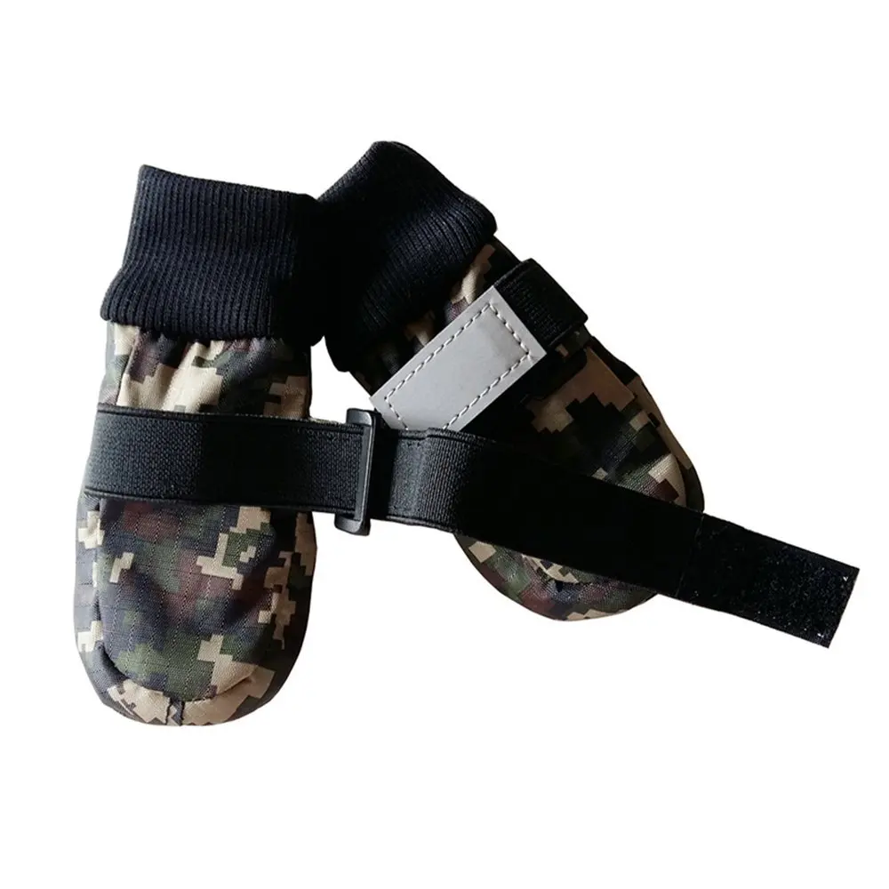 Новый дизайн камуфляжная обувь для домашних животных 4 шт. уличная спортивная