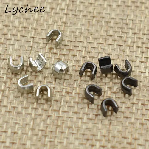 1 Lychee 260 шт. 3# Фирменная Новинка металлическая молния фиксатор u-образное отверстие DIY ремесло одежда брюки Швейные молнии аксессуары - Цвет: 1