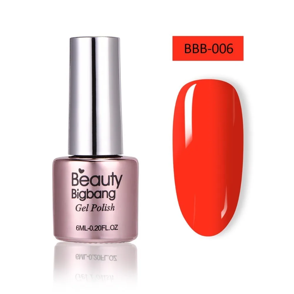 6A Beautybigbang Neon Nail Gel Polish Fluorescent Color Nail Art Gel Polish Poly Gel Noctilucent Vernis Ongle Glow In Dark Nail Gel - Цвет: 6A