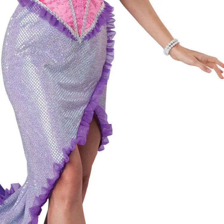 Завораживающий Костюм Русалки для взрослых Женский сексуальный костюм на
