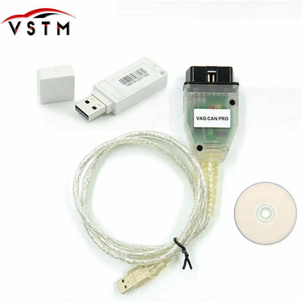 Диагностический кабель VAG PRO CAN BUS + UDS K-line S.W версия 5.5.1 VCP сканер для Audi VW заводская