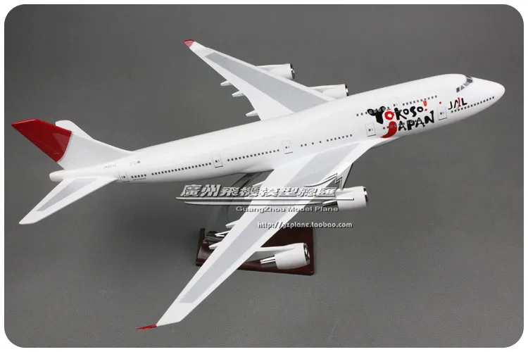 47 см Boeing 747 Yokoso Япония авиакомпаний модель самолета JAL воздух B747 400 Аэробус