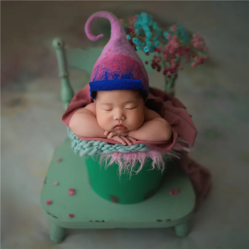 Металлический реквизит для новорожденных корзина для фотографий реквизит винтажный дизайн корзина для маленьких мальчиков и девочек