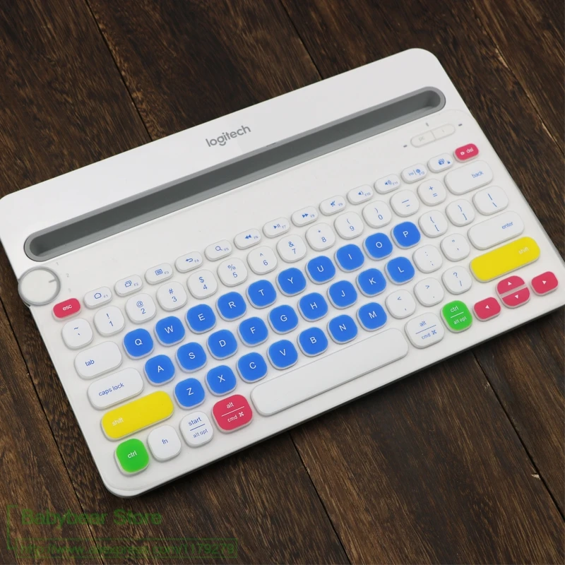 Для logitech K480 Bluetooth многофункциональная клавиатура силиконовая Пылезащитная Беспроводная настольная клавиатура защитная пленка Пылезащитная пленка