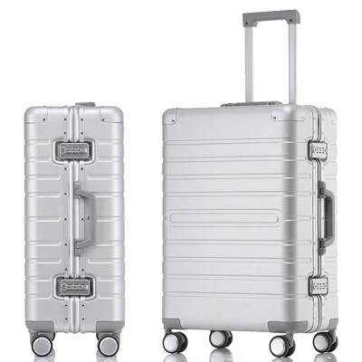 1PCS LEINASEN Дешевые алюминиевый дорожный костюм чехол 2" TAS LOCK spinner 20" Бизнес чехол на колесиках - Цвет: 1PCS