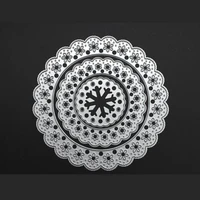 ylcd493 round flower lace metal cutting dies for scrapbooking stencils diy album cards decoration embossing folder die cuts mold