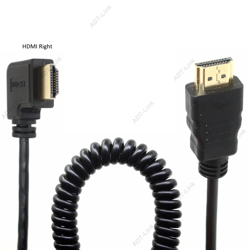 Кабель Strentch HDMI Папа папа пружинный Позолоченный разъем кабель 1080P 3D для HDTV PS4 XBOX
