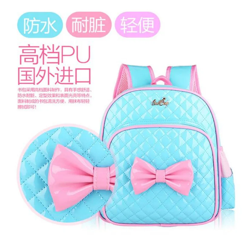 Детский ортопедический рюкзак для девочек нейлоновый детский Ранец с милым