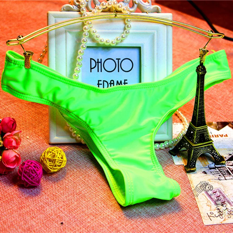 Купальники трусики бикини женский купальный костюм с низкой талией сексуальные