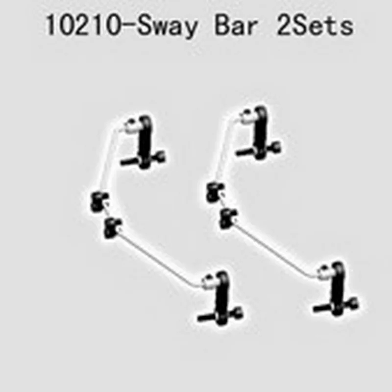 10210 Rc автозапчасти, 10210 sway bar 2 комплекта, fit VRX Racing 1/10 масштаб 4WD rc автомобиль, удаленное contol автомобильные аксессуары - Цвет: 10210