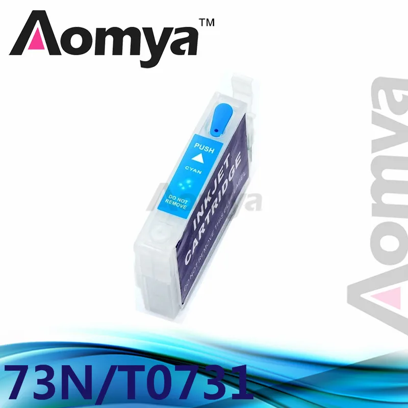 Многоразовый картридж Aomya 73N T0731 совместимый со стилусом Epson