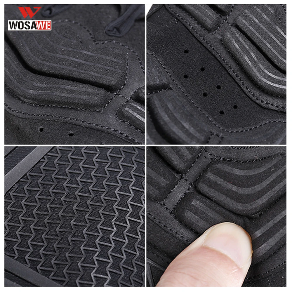 WOSAWE moto rcycle перчатки полный палец силиконовые Нескользящие перчатки moto rbike moto cross Guantes de moto luvas de moto cicleta Gant moto