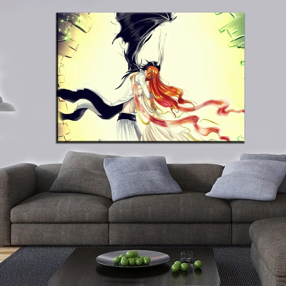 Современное художественное оформление 5 шт. Orihime Inoue And Ulquiorra Cifer модульное рисунок