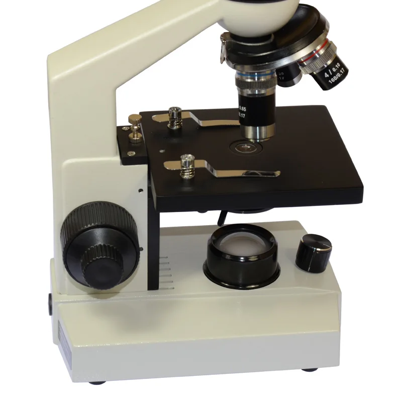 Учебный семейный Биологический микроскоп с горкой 40X 400X для лабораторного