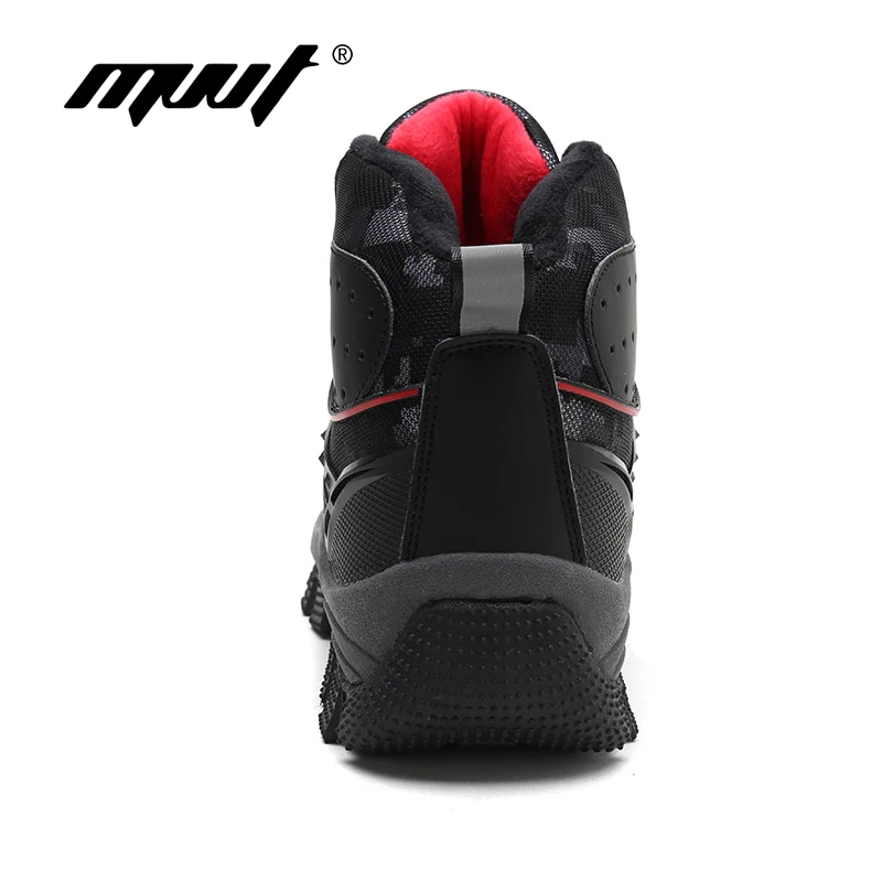 Высокие мужские треккинговые ботинки высокого качества прочные теплые