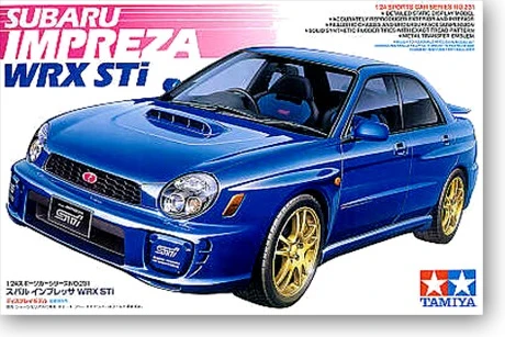 

1/24 SUBARU IMPREZA WRX STI Racing Car Model (24231)