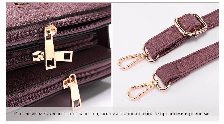 Женская сумка через плечо LOVEVOOK, не большая сумочка с короткими ручками, повседневая наплечная сумка с тройными слоями молни, из искусственной кожи