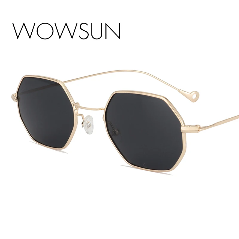 WOWSUN дизайнер Для женщин солнцезащитные очки Винтаж Ретро металлическим