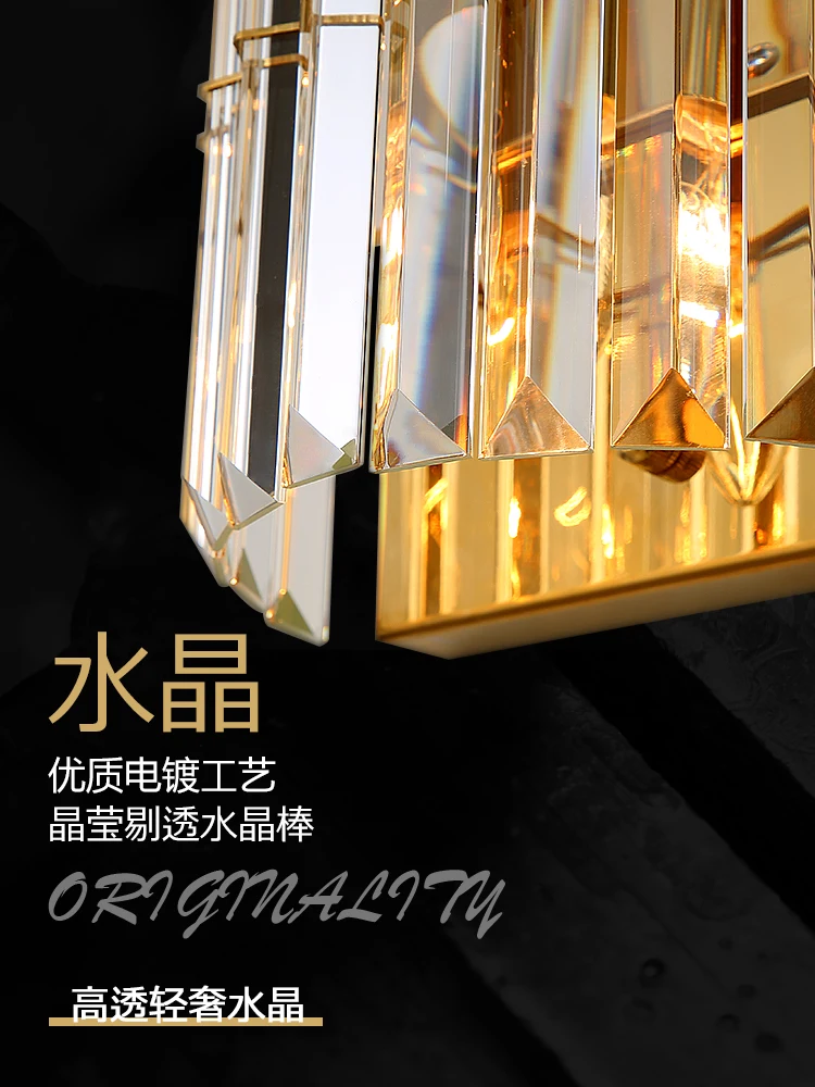 Арт деко настенный светильник для отеля гостиной светодиодный из нержавеющей