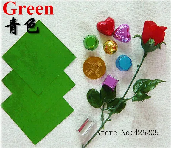 20*20 см 200 шт. восемь цветов шоколадной упаковки жестяная фотобумага шоколад