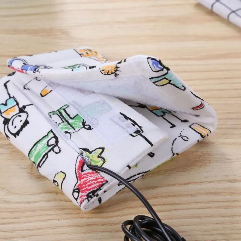 Baby Milk Bottle Warmer Newborn Baby Stroller Heating Feeding Bottle Insulation Bags Infant Outdoor Thermal Bag Bottle Holder