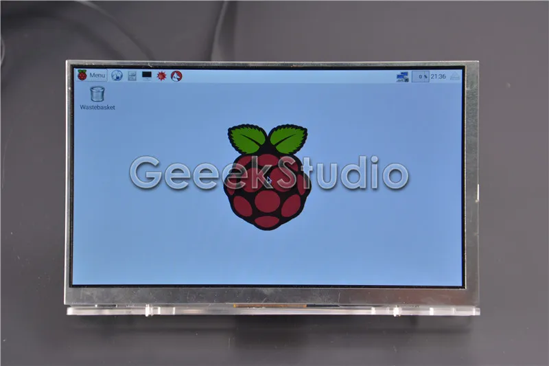 Raspberry Pi 4 все платформы/PC 7 дюймов 1024*600 ЖК-экран дисплей монитор с драйвером платы HDMI VGA 2AV и прозрачный акриловый кронштейн