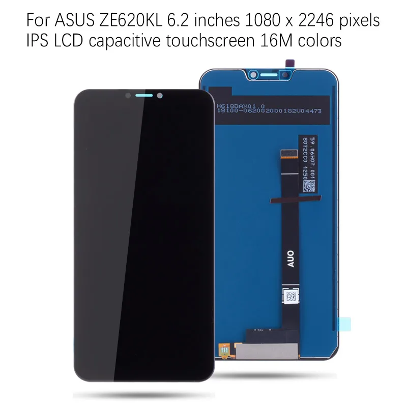 Дисплей для ASUS ZenFone 5 ZE620KL LCD в сборе с тачскрином Оригинал 6.2'' черный|Экраны