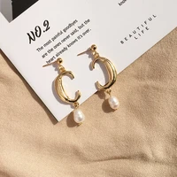 fashion gold long letter cc dangle earrings women vintage exaggerated long tassel drop earrings wedding jewelry 2019 pendientes