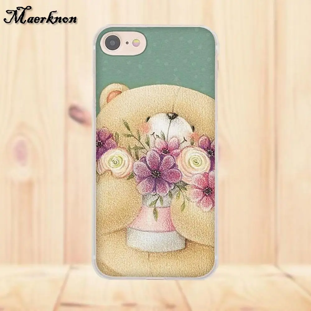 Soft TPU Phone Case Cover For Xiaomi Redmi 4 3 3S Pro Mi3 Mi4 Mi4i Mi4C Mi5 Mi5S Mi Max Note 2 Teddy Bear I Love You | Мобильные