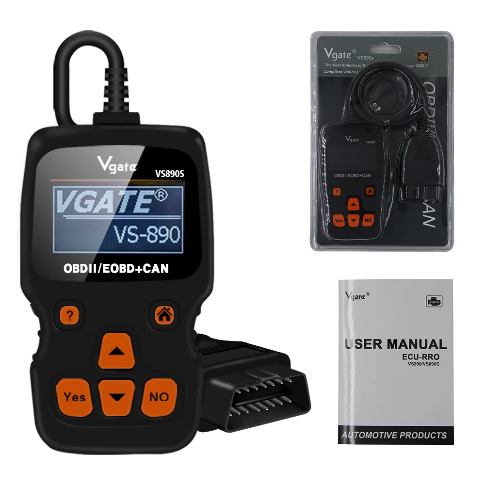 Vgate VS890 VS890S сканирования автомобильной инструменту диагностики OBD2 сканер против