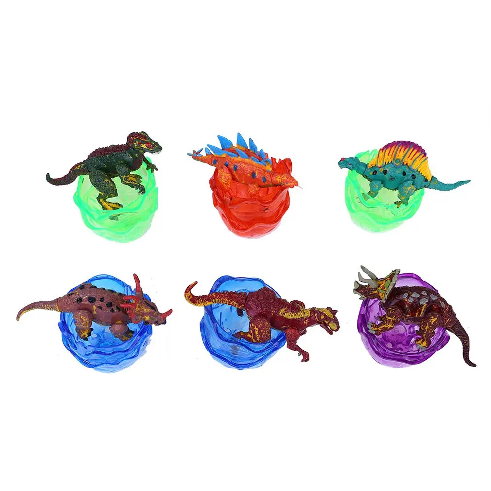 Пасхальное сюрприз яйца Игрушечная модель динозавра деформированное яйцо