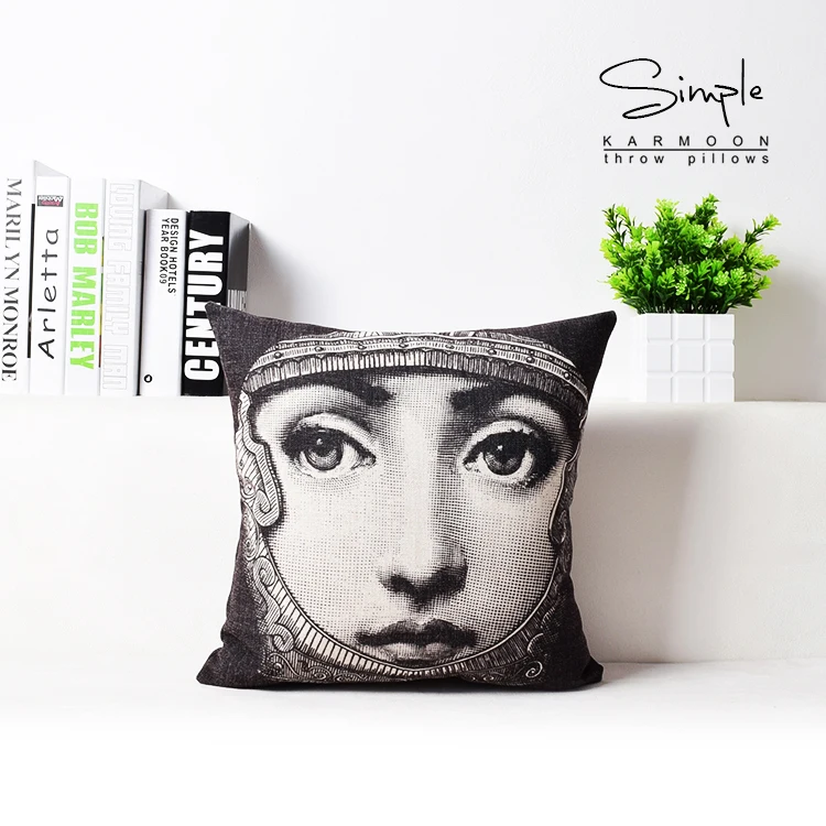 Fornasetti знаменитая косметическая маска для лица художественная Подушка Чехлы в