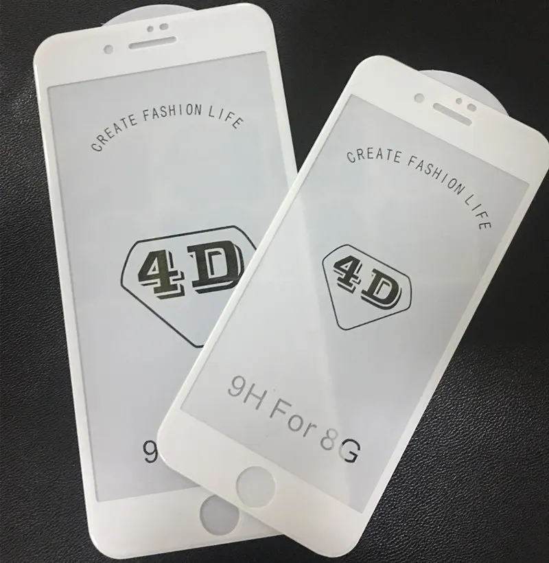 NFH 4D полное покрытие закаленное стекло для iPhone 8 8 Plus 3D 9H экран протектор Взрывозащищенная Пленка чехол для 8 4," 5,5"