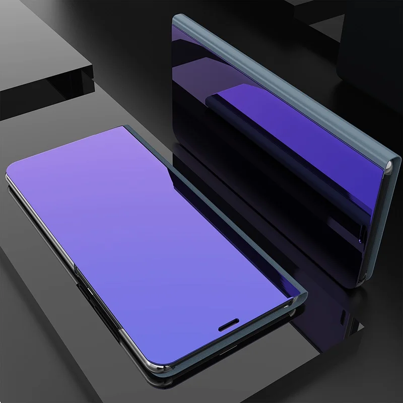 On For Huawei honor 7A case cover Flip Smart Mirror full protective Fold stand phone pocket 7a | Мобильные телефоны и