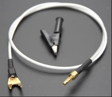 Y plug cable 2 HiFi аудио GND усилитель декодер динамик аудио заземление коробка настройки мощности очиститель электронный черный отверстие большой средний - Цвет: Y plug cable 2